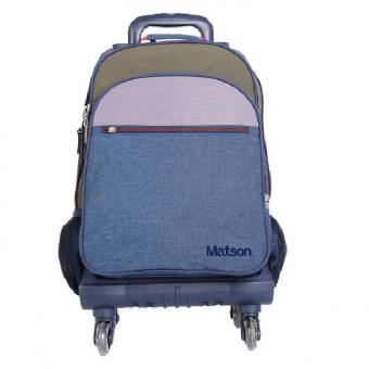 College Wheeled Laptop Backpack for Travel, Carryon Trolley Luggage Suitcase