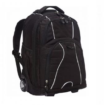 College Wheeled Laptop Backpack for Travel, Carryon Trolley Luggage Suitcase