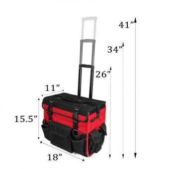 Heavy Duty 18 Rolling Tool Bag with Handle Suppliers