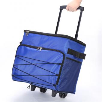 Collapsible Trolley Cooler Bag For Food
