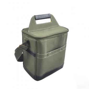 Tote Beer Cooler Bag With Copper Opener