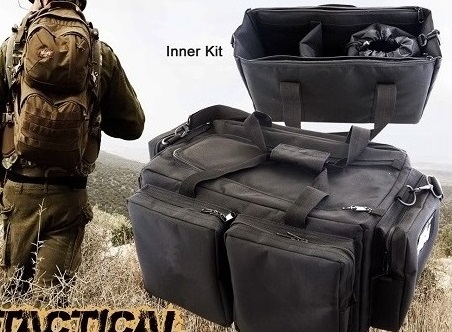 Tactical Gun Range Bag is designed to store and organize all your gear in one place