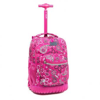 College Wheeled Laptop Backpack for Travel, Carryon Trolley Luggage Suitcase