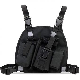 Two Way Radio Harness Chest Front Pack Pouch Chest Bag Suppliers