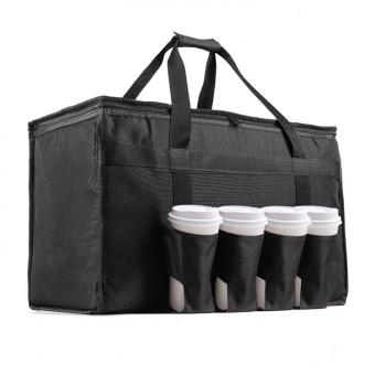 Foldable Lunch Insulated Cooler bag Heated Food Delivery Bag Thermal Suppliers