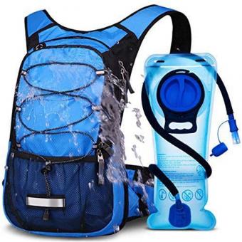  Hydration Backpack Pack With 2 Liter Water Bladder